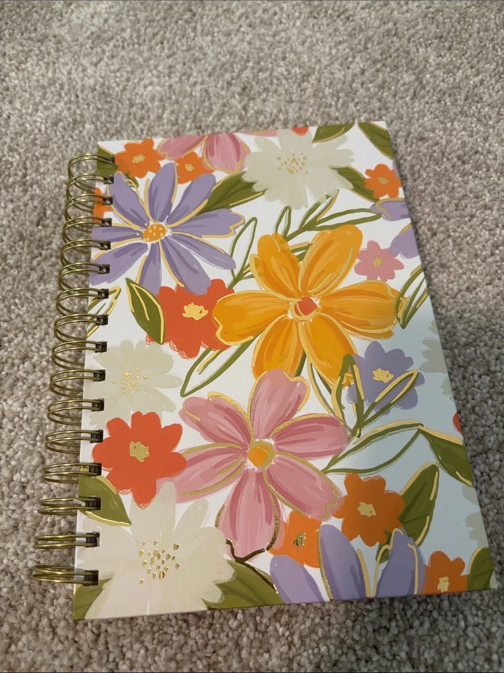 Floral Spiral Notebook - Multicolor